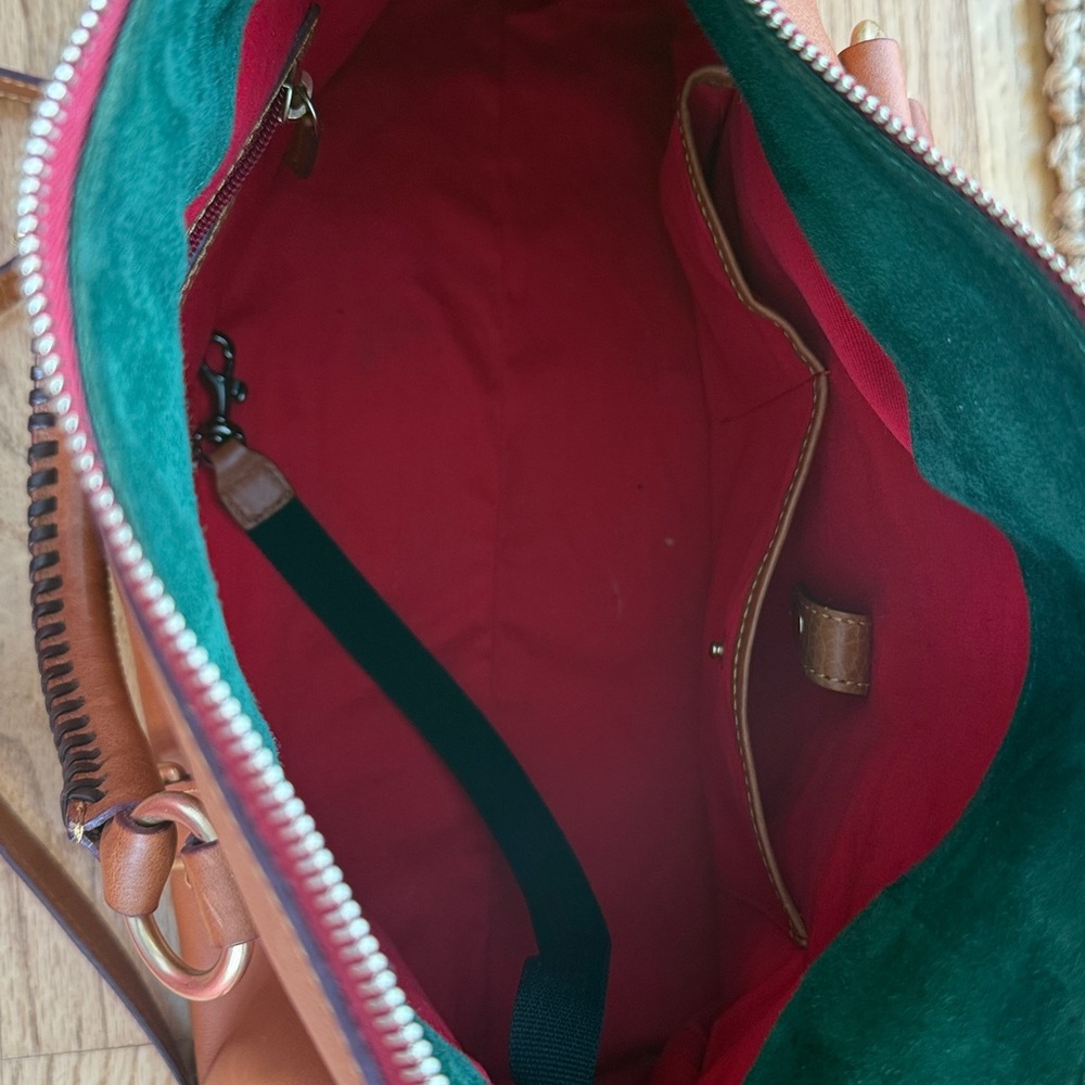Dooney & Bourke Florentine Natural Medium Satchel. - Picture 8 of 8
